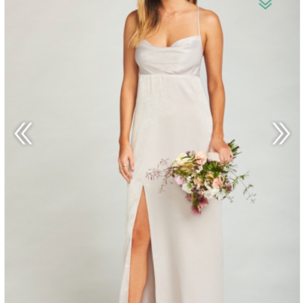 FOREVER COWL MAXI DRESS ~ SHOW ME THE RING SHEEN